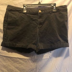 Hi there!! I’m selling a pair of black faded glory shorts size 14 comfortable!